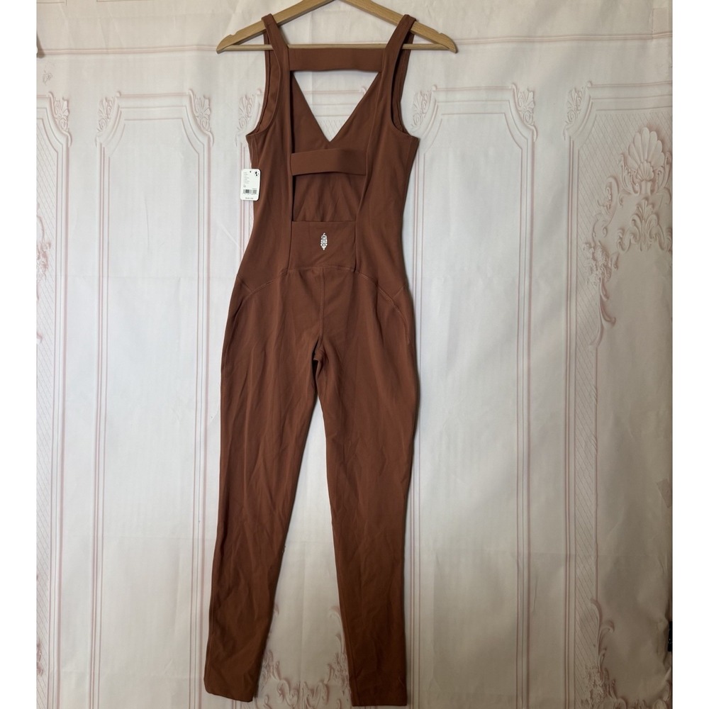 Fp Movement Never Better One Piece Sequoia Chocolate Size XS NWT $98